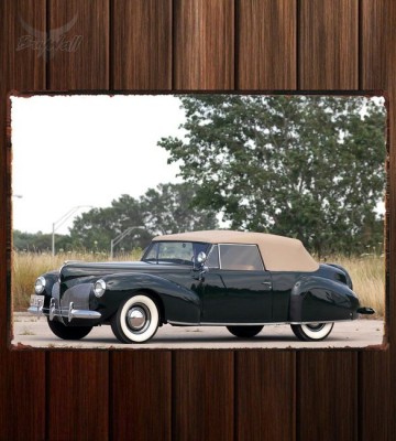 Металлическая табличка Lincoln Zephyr Continental Cabriolet